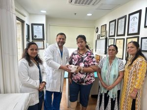 Read more about the article Patient back on her legs walking is a huge satisfaction